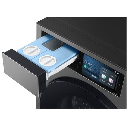 Samsung Series 9 WF90F09C4SU1 Bespoke AI Home 9kg 1400 Spin Smart Washing Machine Dark Steel – image 12 of 16