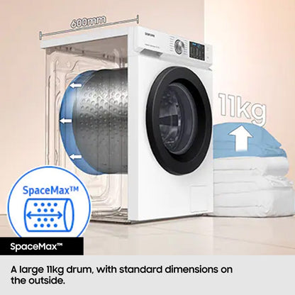 Samsung WW11DG6B25LBU1 11kg 1400 Spin Washing Machine Black - A Rated – image 4 of 11