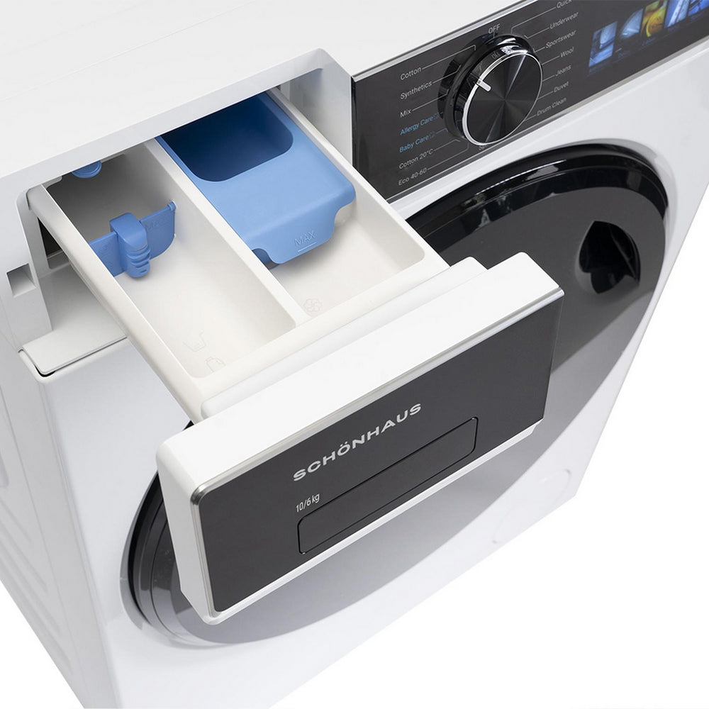 Schonhaus WDSF0110614AW 10+6 kg 1400 Spin Washer Dryer White – image 7 of 9