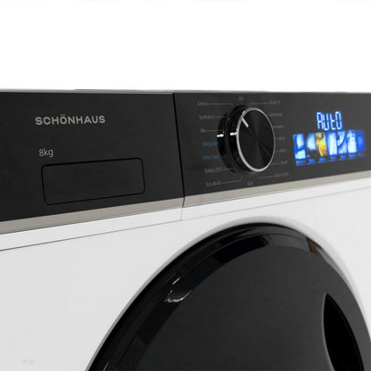 Schonhaus WMSF01814AW 8kg 1400 Spin Freestanding Washing Machine White – image 6 of 8