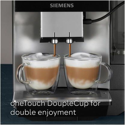 Siemens TP515GB1 EQ500 Bean to cup coffee machine Black Silver – image 4 of 10