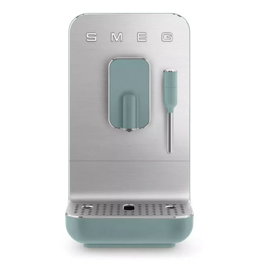 Smeg BCC12EGMUK Retro Bean to Cup Espresso Coffee Machine Emerald