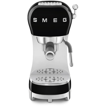 Smeg ECF02BLUK 50s Retro Style Espresso Coffee Machine with Steam Wand Black – image 4 of 5