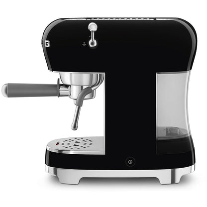 Smeg ECF02BLUK 50s Retro Style Espresso Coffee Machine with Steam Wand Black – image 5 of 5