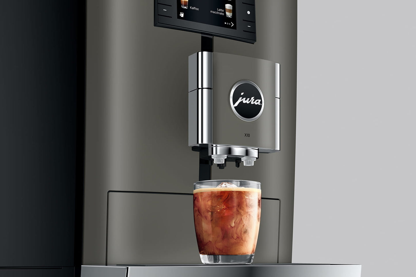 JURA X10 Dark Inox Espresso Machine